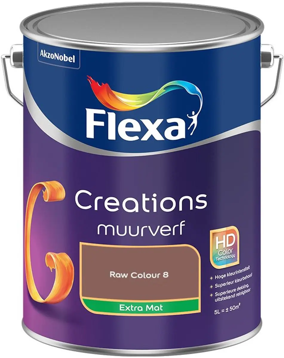 Flexa Creations Muurverf Extra Mat Raw Colour 8