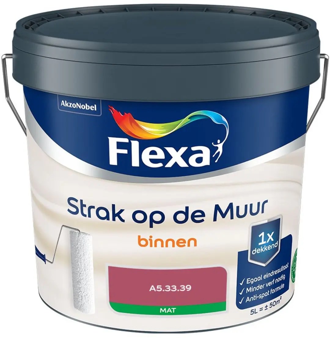 Flexa Strak Op De Muur Binnen Mat Mengverf 5L
