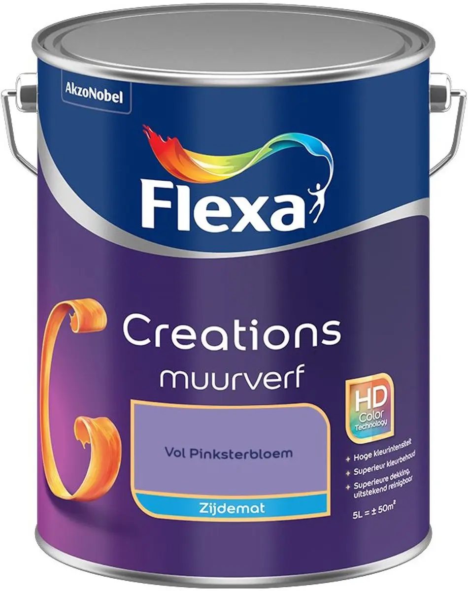 Flexa Creations Muurverf Zijdemat Vol Pinksterbloem 5L