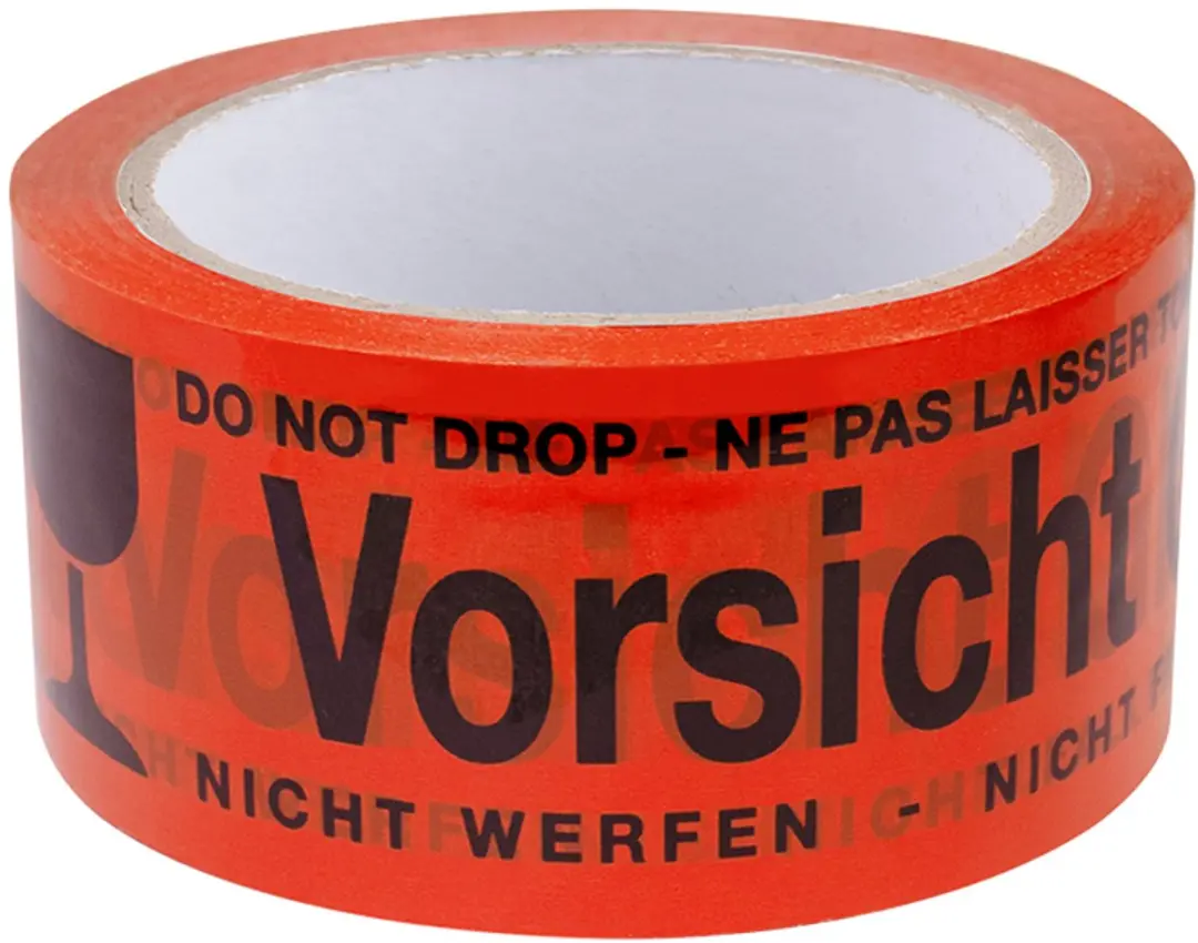 Logilink Voorzichtig Glas Waarschuwingslint Rood