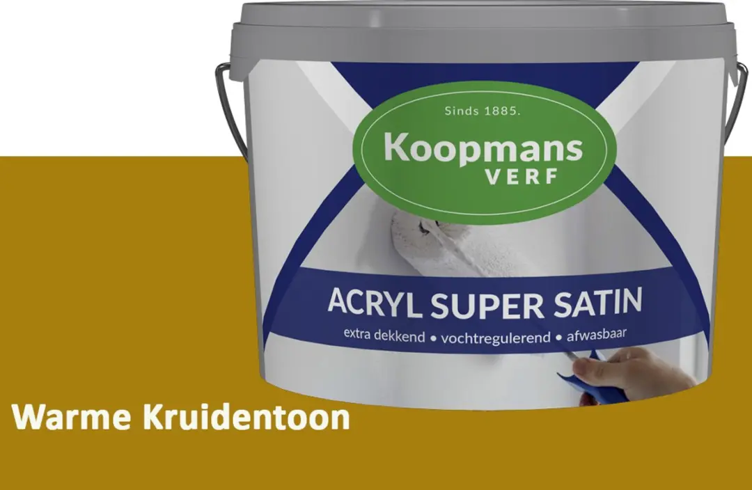 Koopmans Acryl Super Satin Muurverf 1L