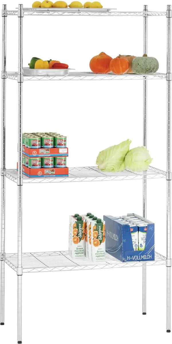 Bartscher Magazijn Opbergrek 44910 - Zilver - afbeelding 6 van 6