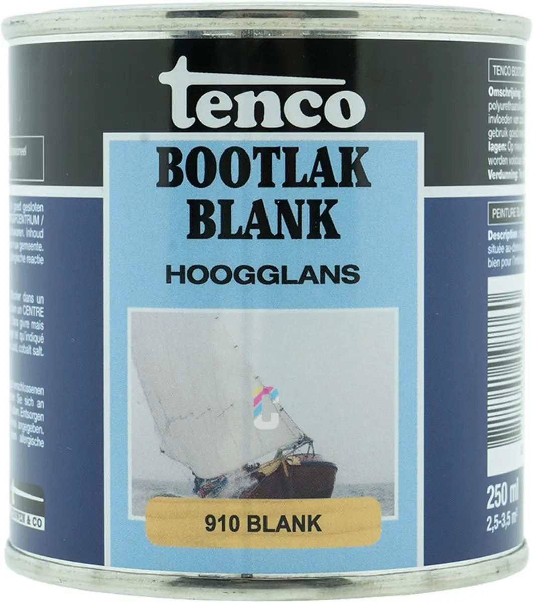 Tenco Bootlak Hoogglans 250ml - Meerkleurig