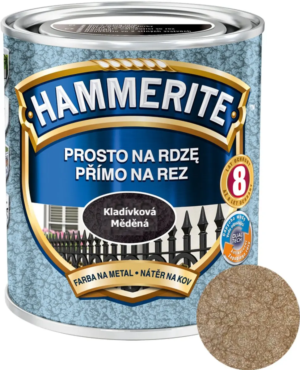Hammerite Direct Op Roest Hamer 2,5L - Donkerblauw