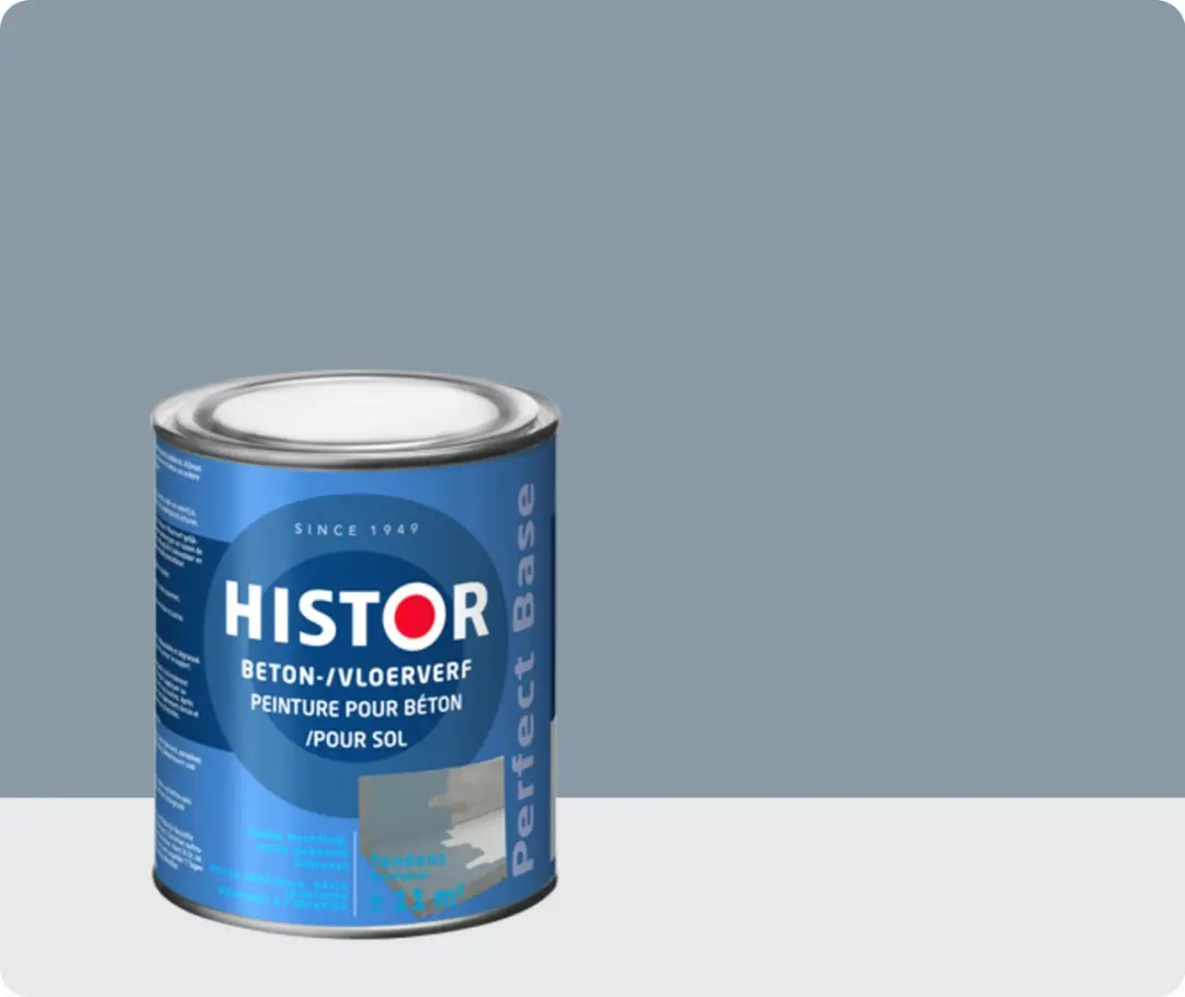 Histor Perfect Base Betonverf 0,75L - Grijs