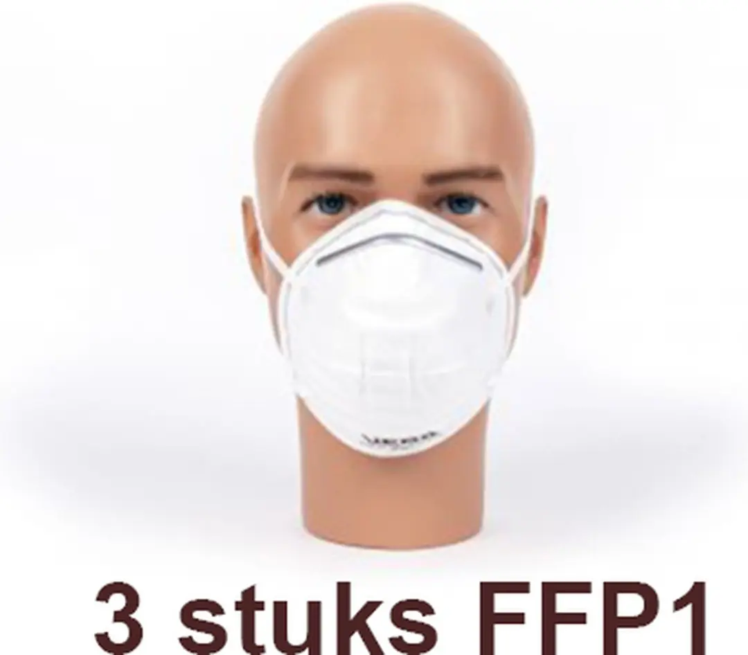 VEBA FFP1 Stofmaskers - 3 Stuks