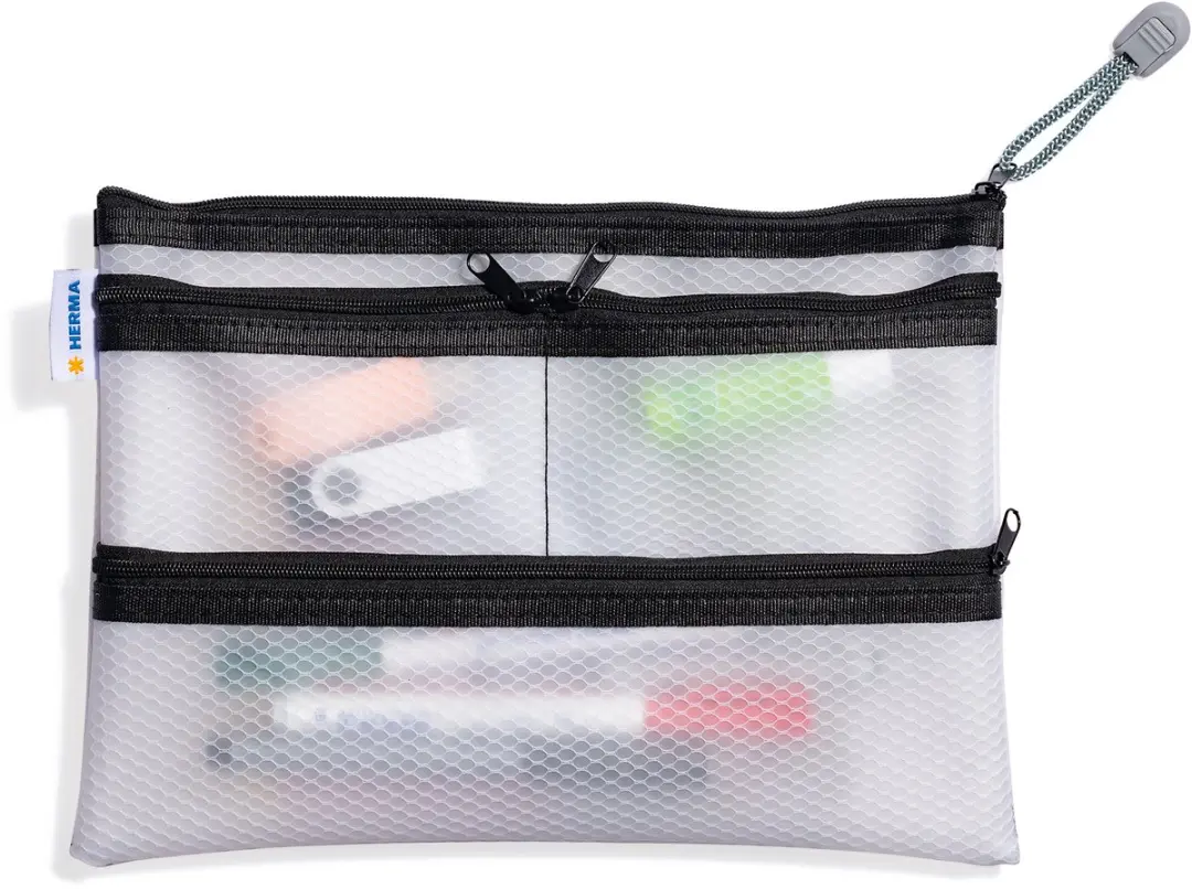 Herma Ritstas Multibag A5 - 4 Vakken - Zwart
