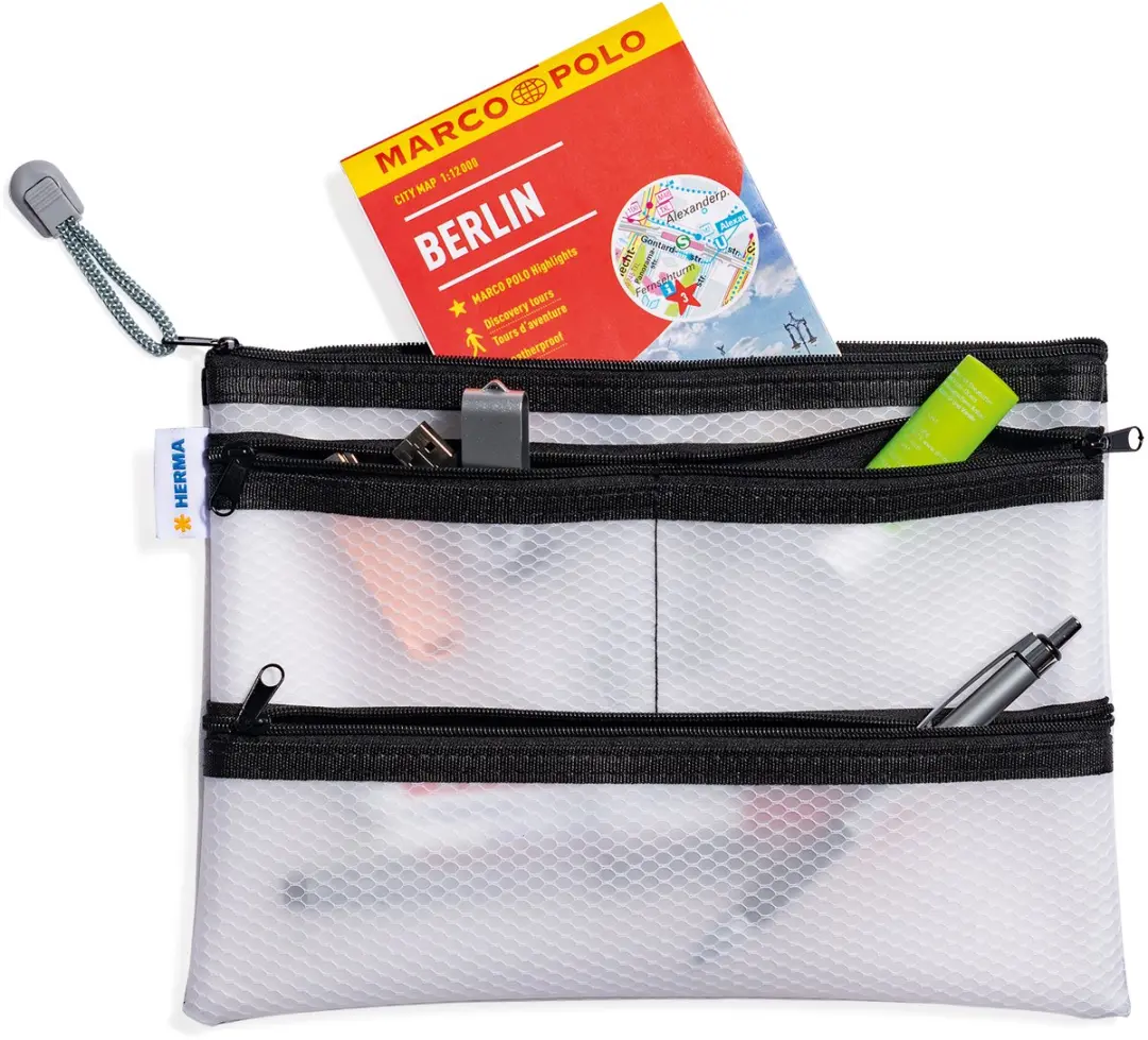 Herma Ritstas Multibag A5 - 4 Vakken - Zwart - afbeelding 6 van 6