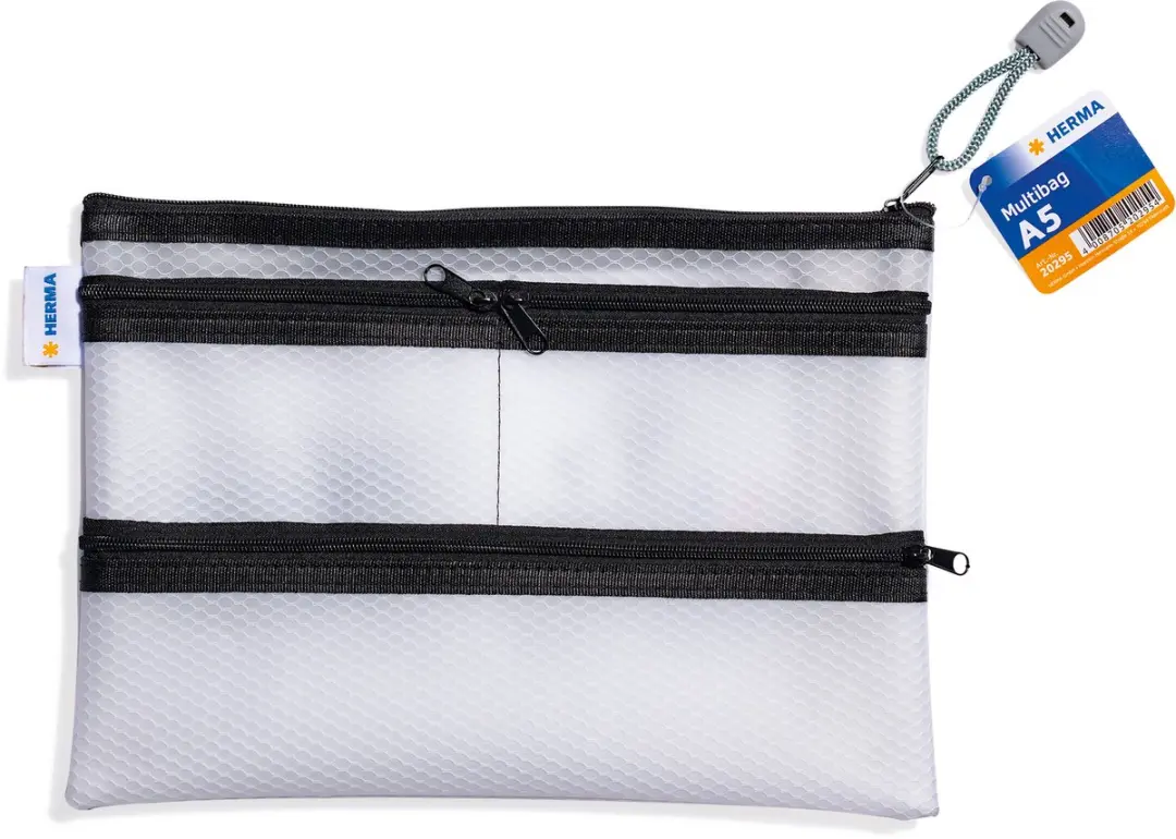 Herma Ritstas Multibag A5 - 4 Vakken - Zwart