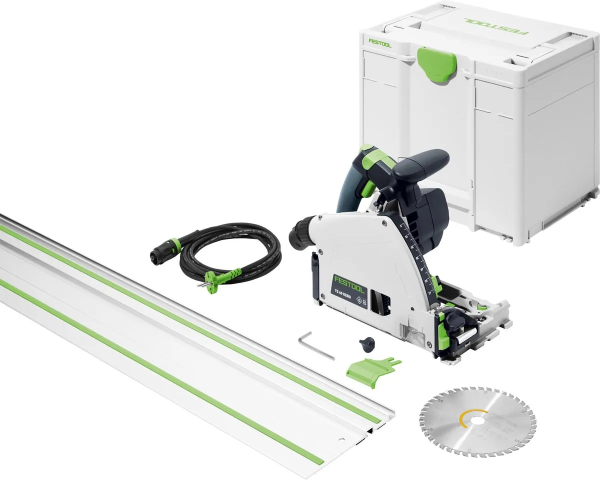 Festool TS 60 KEBQ-Plus-FS Invalzaag - 1500W - 168mm