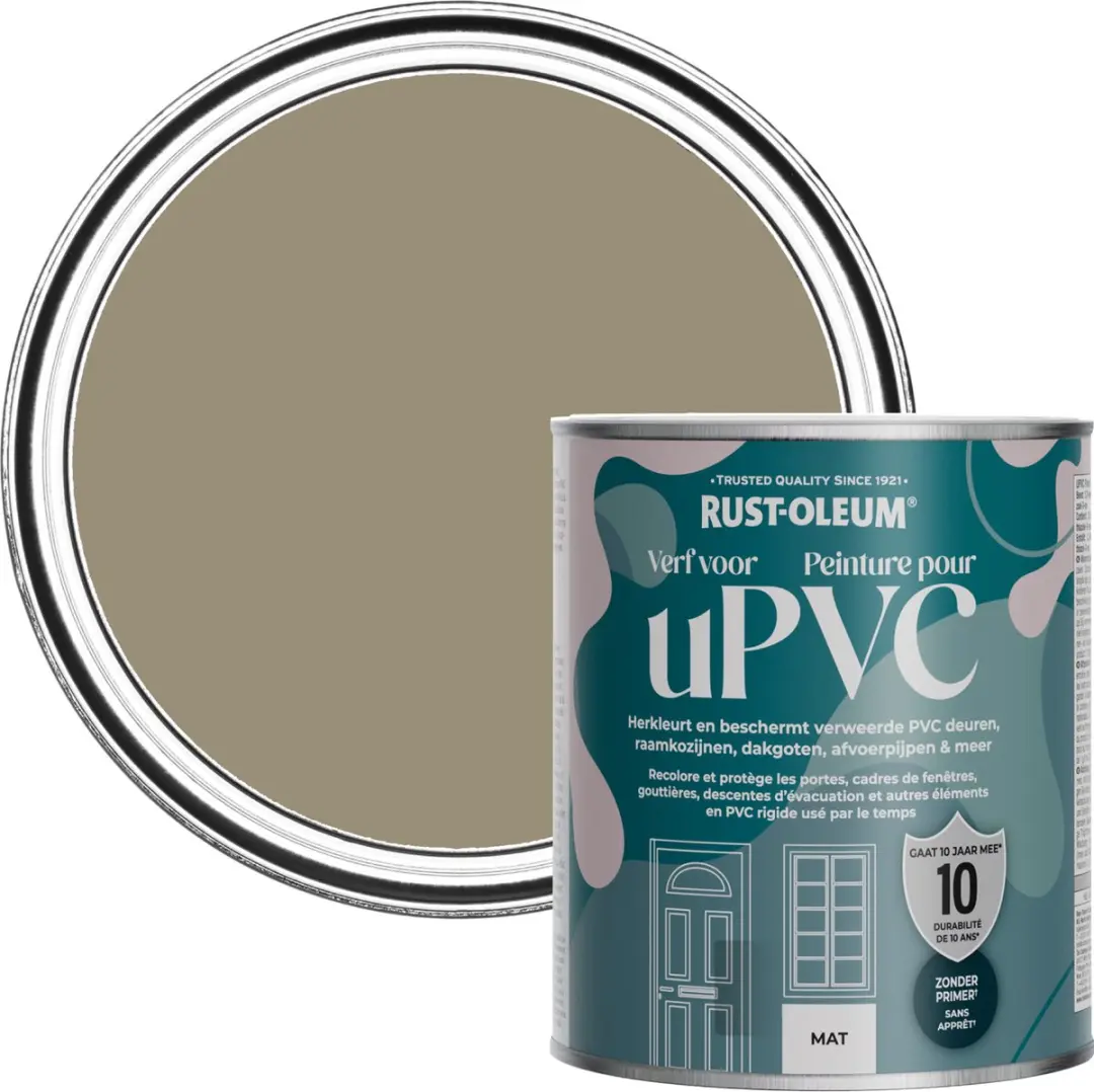 Rust-Oleum Bruin Verf voor PVC 750ml