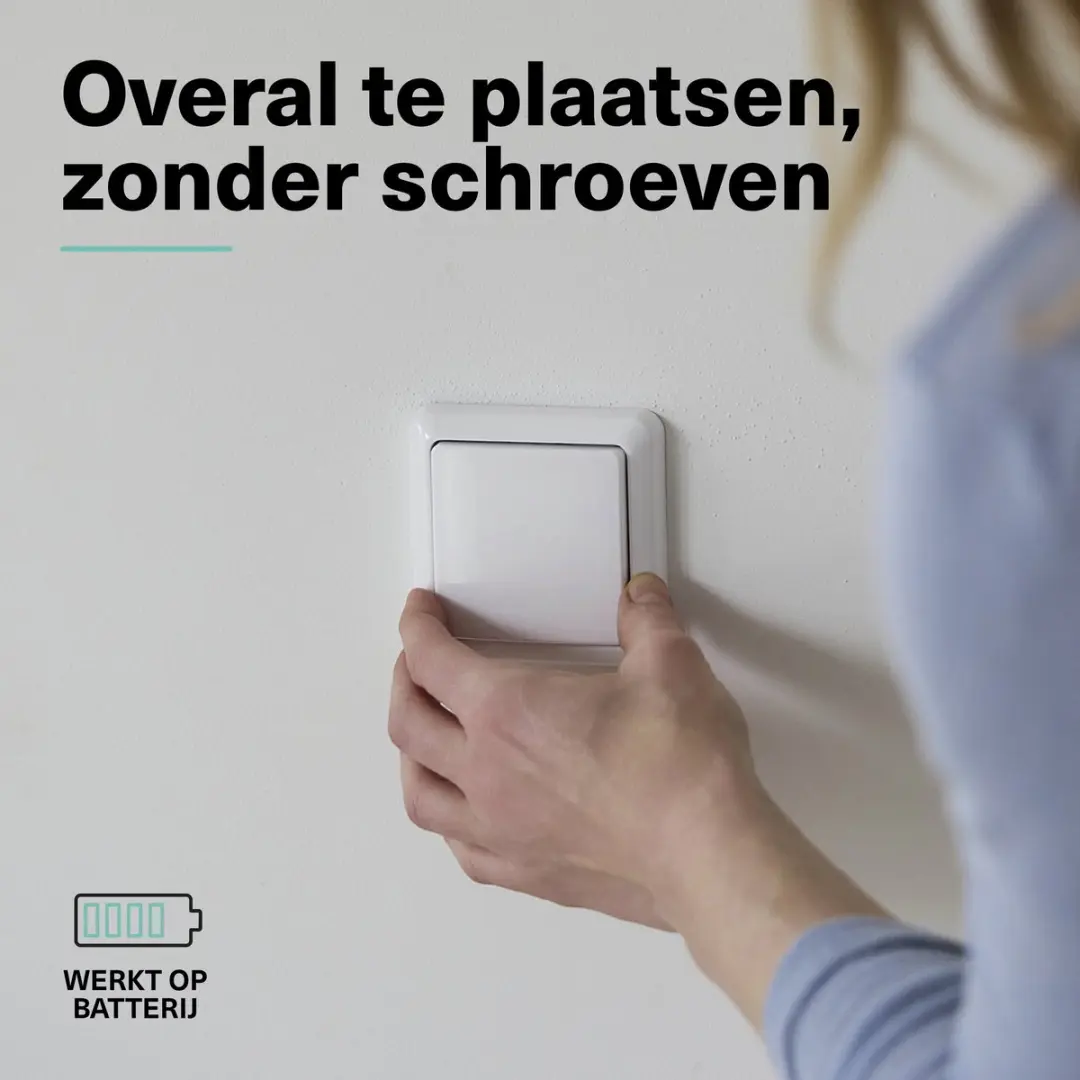 KlikAanKlikUit AWST-8900 Opbouwschakelaar - Wit