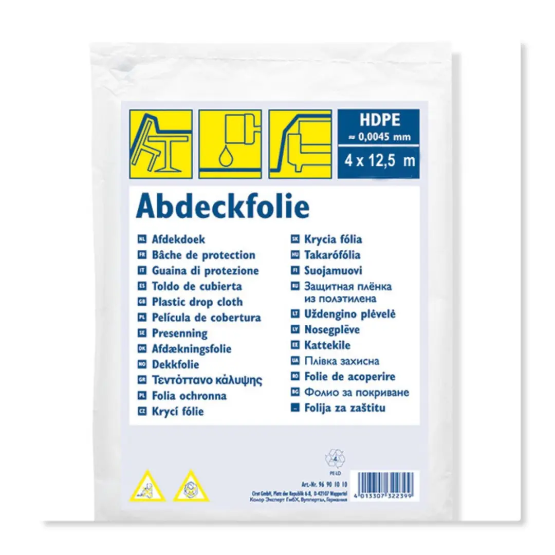 Color Expert HDPE Afdekfolie 0,005mm