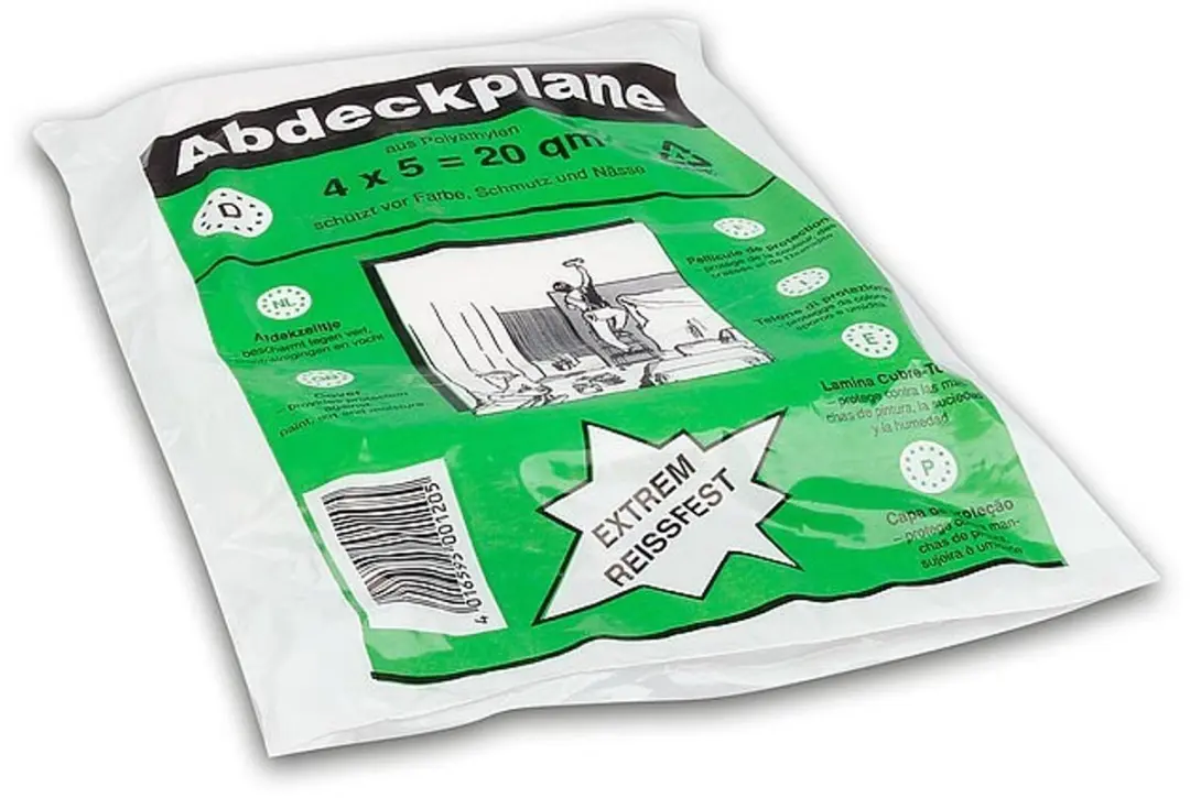 Kip 350 Afdekzeil HDPE 4x5m - Meerkleurig
