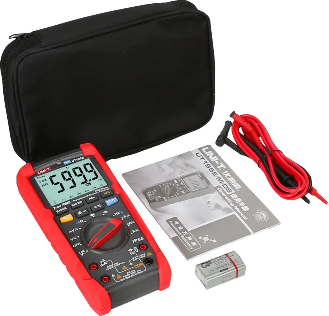 UNI-T UT195E Multimeter - True RMS - 1000V DC