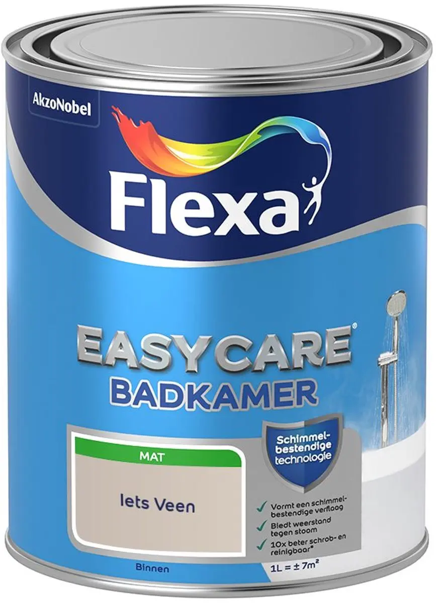 Flexa Easycare Badkamer Mengverf Iets Veen 1L