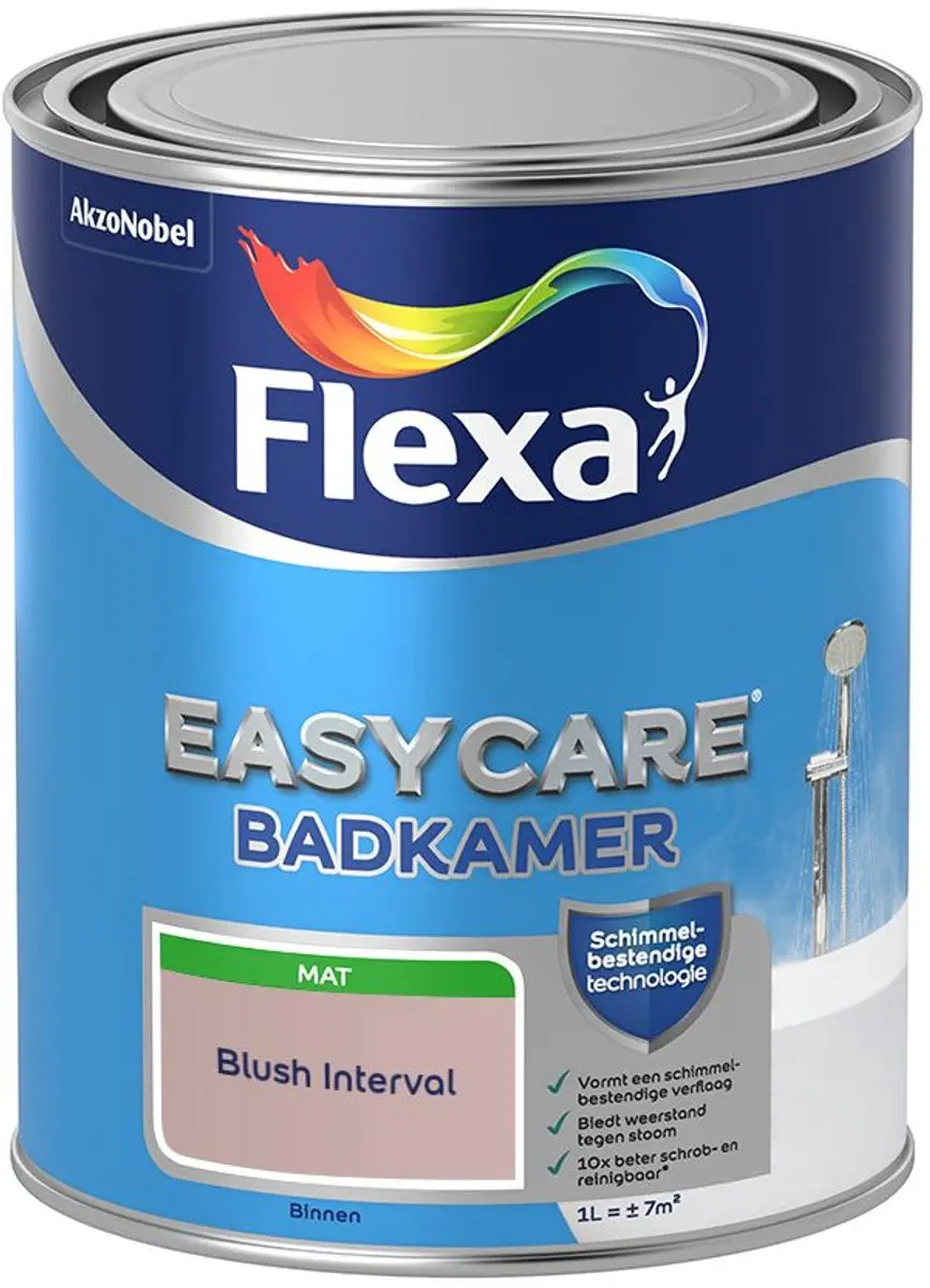 Flexa Easycare Badkamer Blush Interval Mengverf 1L