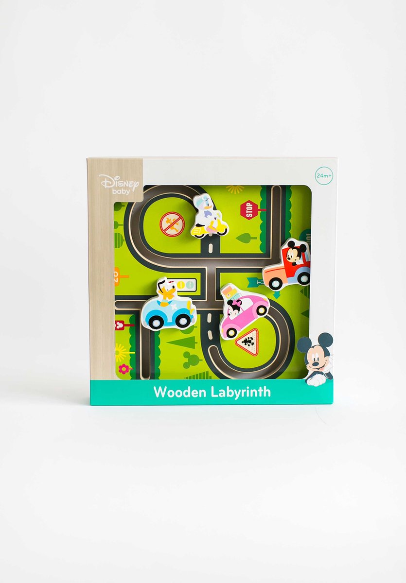 Disney Labyrint Mickey Mouse Junior 28 Cm Hout Groen