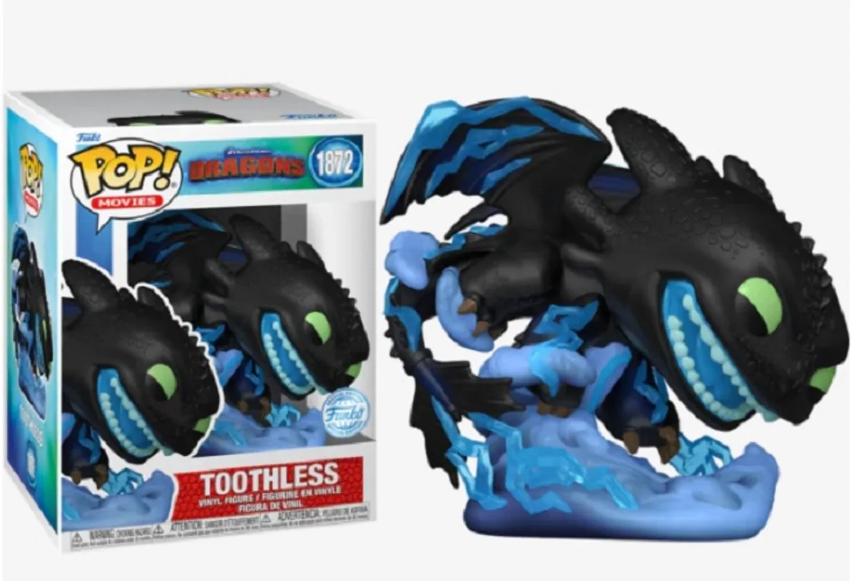 Funko Pop! How To Train Your Dragon Toothless Lightning #1872