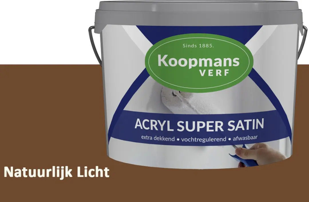 Koopmans Acryl Super Satin Zijdeglans Muurverf 2,5L