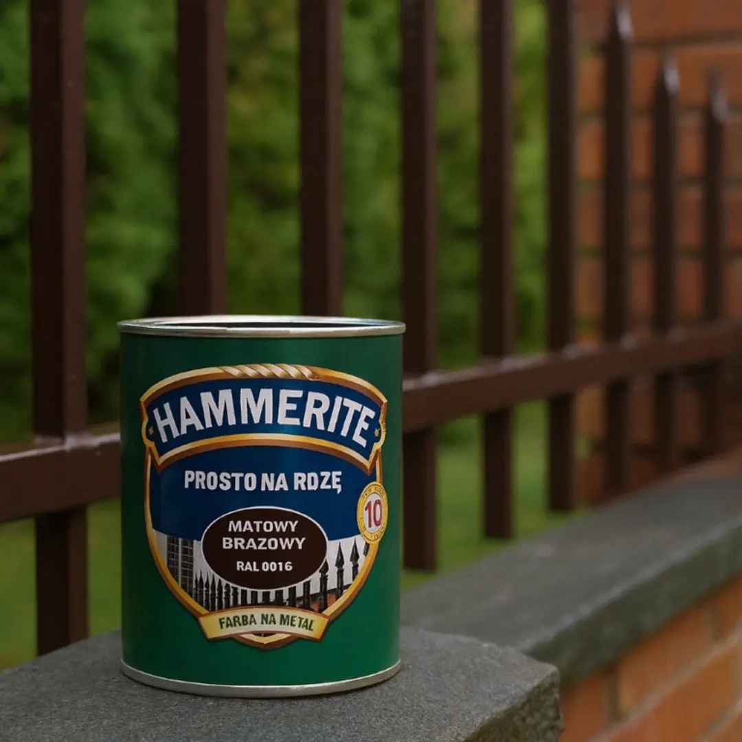 Hammerite Direct Op Roest Mat 0,7L - Bruin