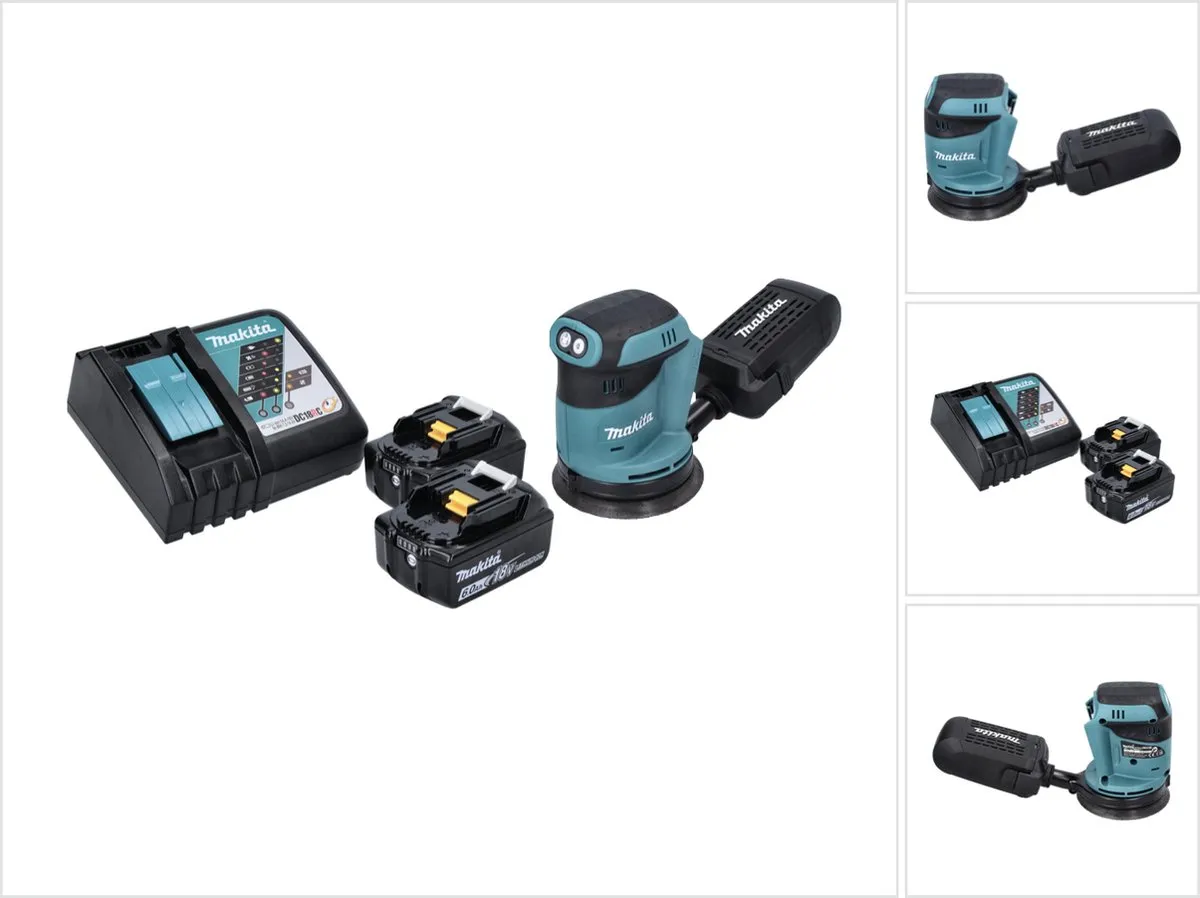 Makita DBO 180 RG Excentrische Schuurmachine 125mm