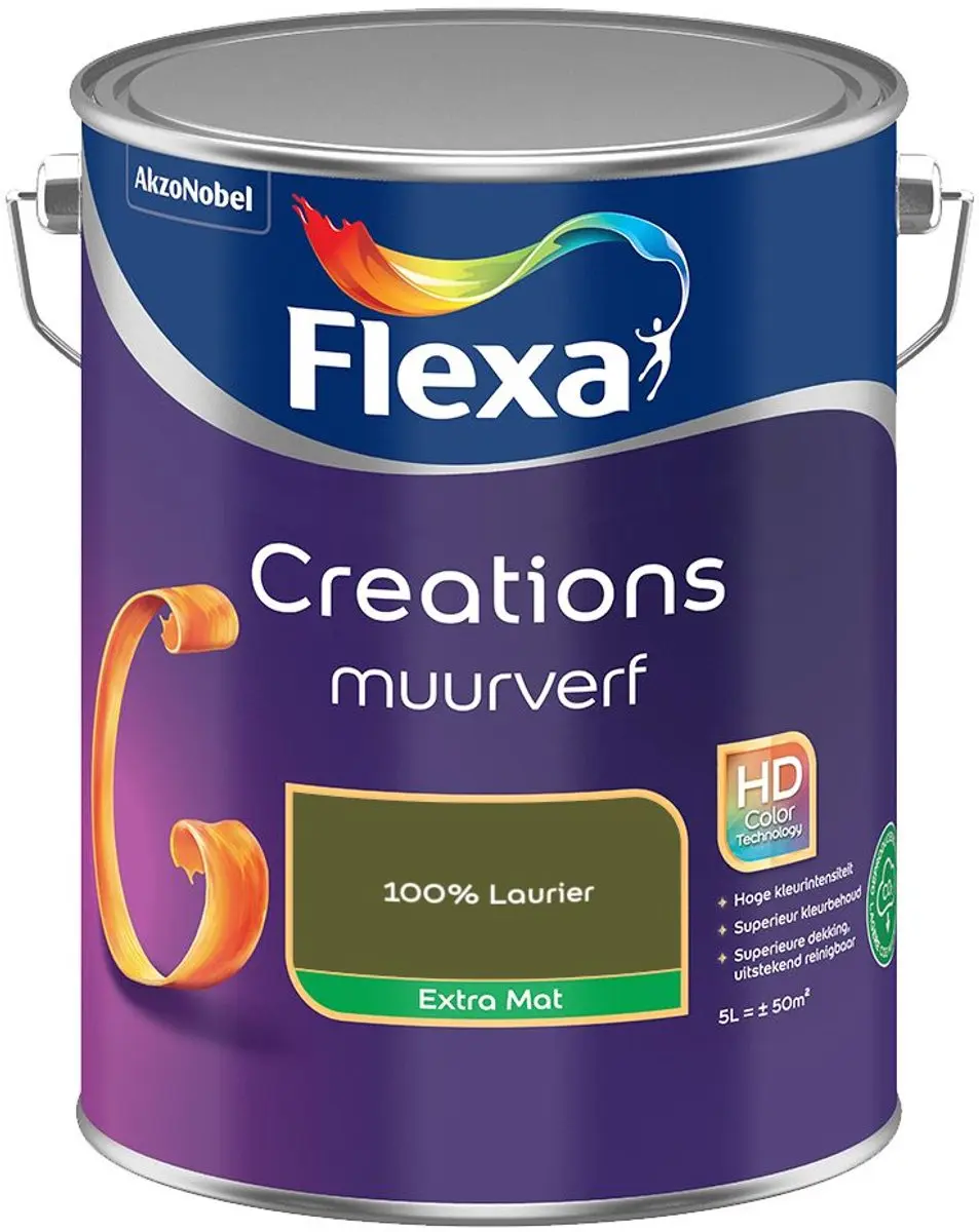 Flexa Creations Muurverf Extra Mat 100% Laurier