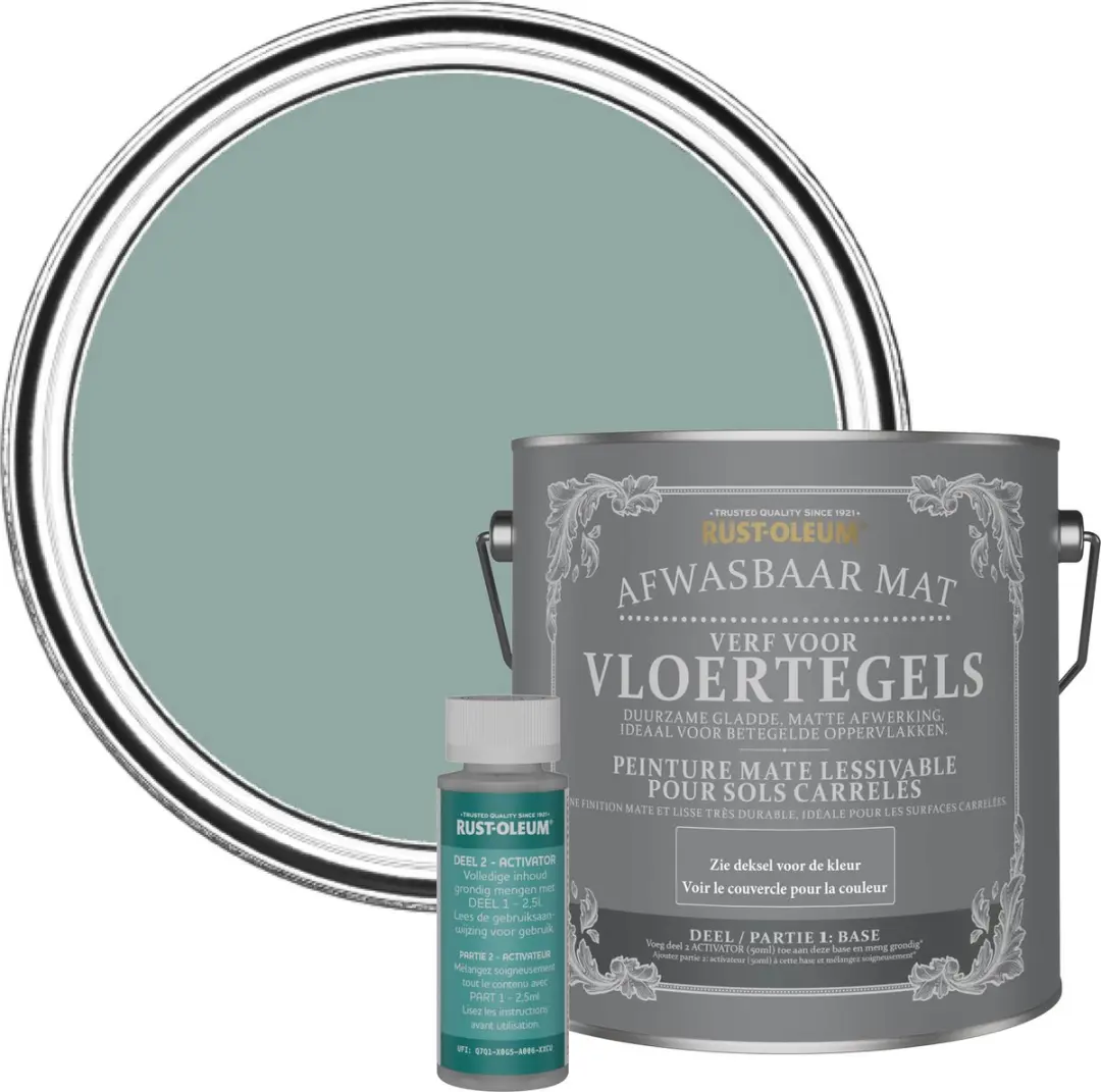Rust-Oleum Gresham Blauw Vloertegelverf 2,5L