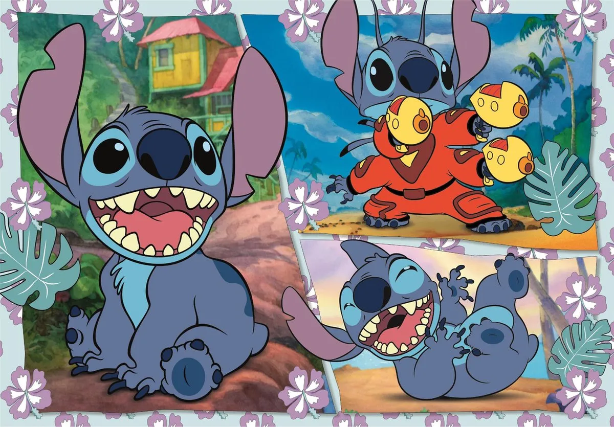 Clementoni Disney Stitch Puzzel 104 Stukjes - Vanaf 4 Jaar