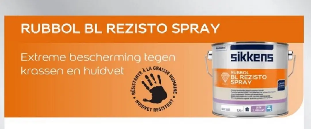 Sikkens Rubbol BL Rezisto Spray Lak 2,5L - Wit