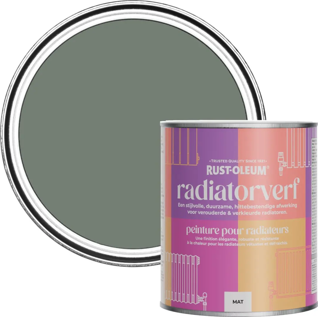 Rust-Oleum Groene Radiatorverf 750ml