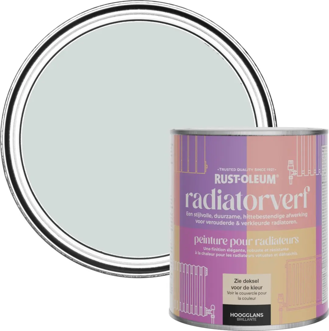 Rust-Oleum Radiatorverf Hoogglans Duifgrijs 750ml