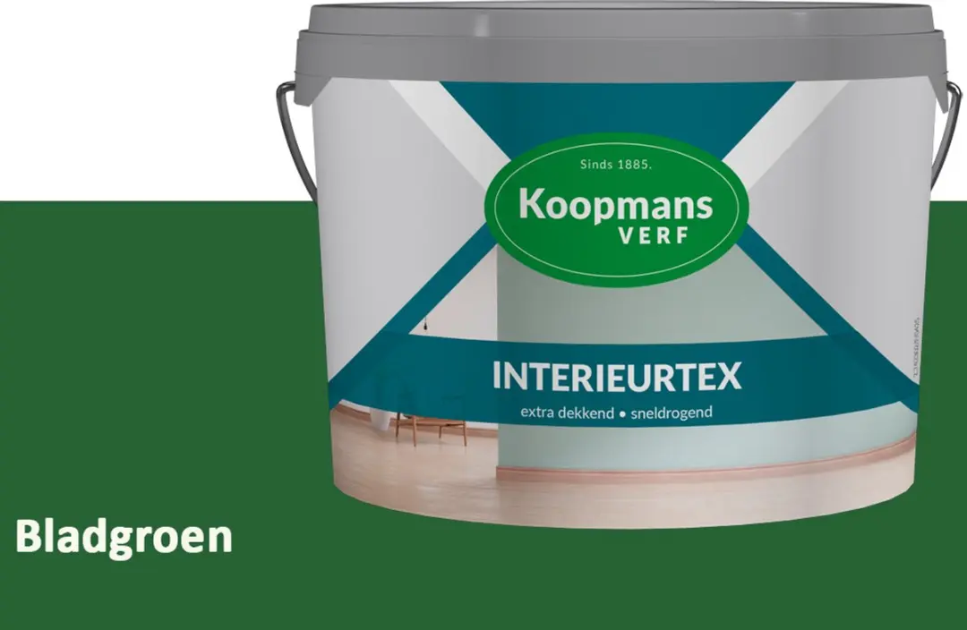 Koopmans Interieurtex Matte Muurverf Bladgroen 10L