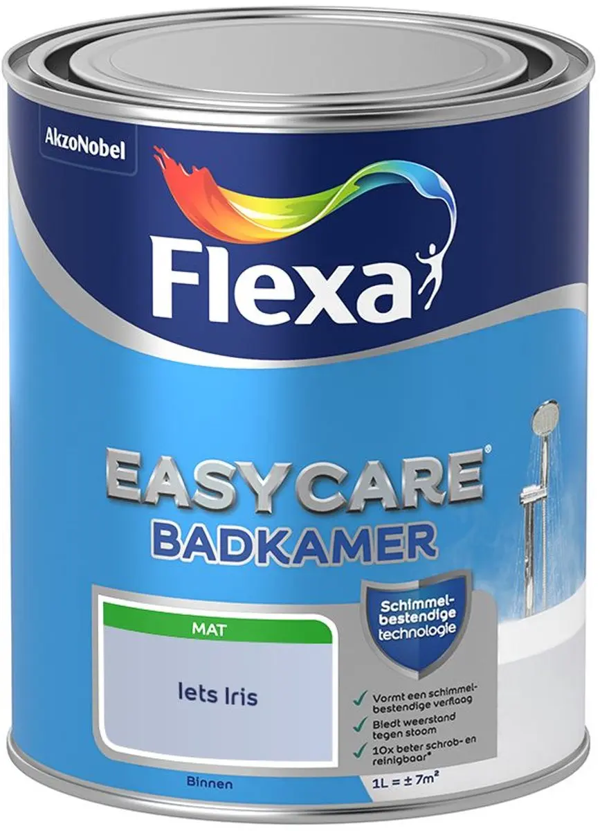 Flexa Easycare Badkamer Iets Iris Mengverf 1L