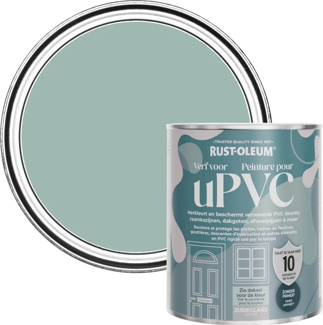 Rust-Oleum Blauw Zijdeglans Verf Kustblauw 750ml