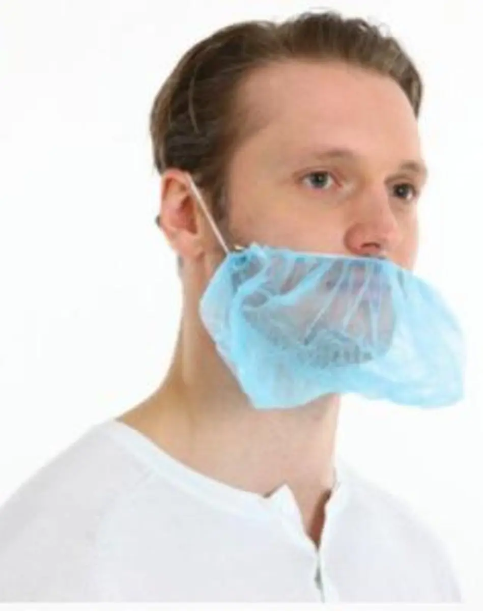 CMT Baardmasker PP Non-Woven - 100 Stuks - Blauw
