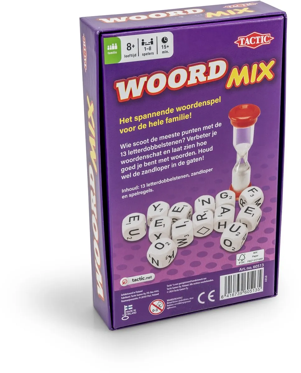 Tactic Woord Mix Bordspel Compact - 60513