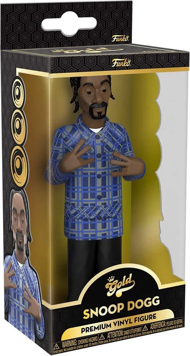 Funko Premium Vinyl Gold Snoop Dog Vinyl Figure Brand New