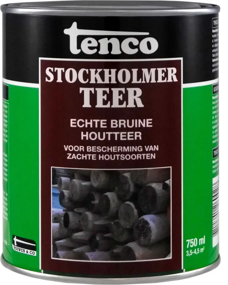 Tenco Stockholmer Teer 750ml - Hout