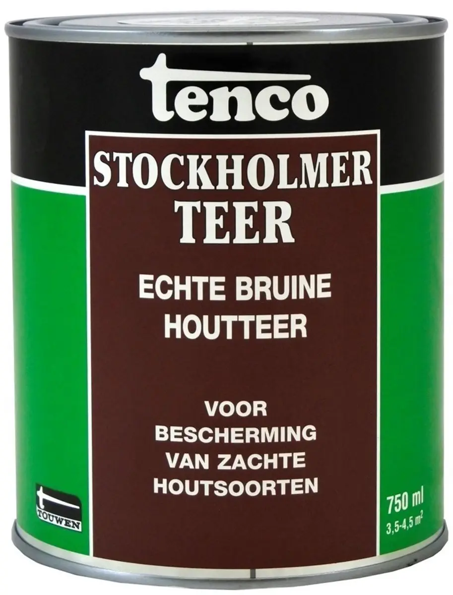 Tenco Stockholmer Teer 750ml - Hout