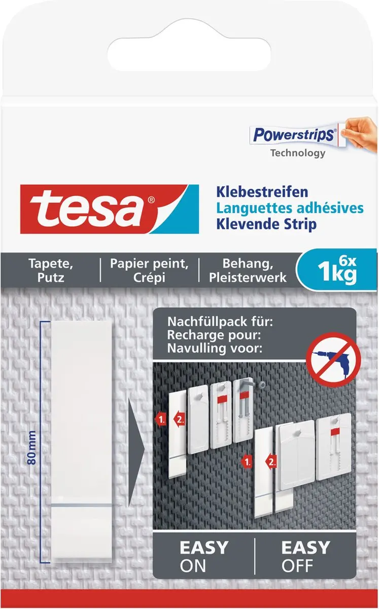 Tesa Powerstrips 18 Stuks