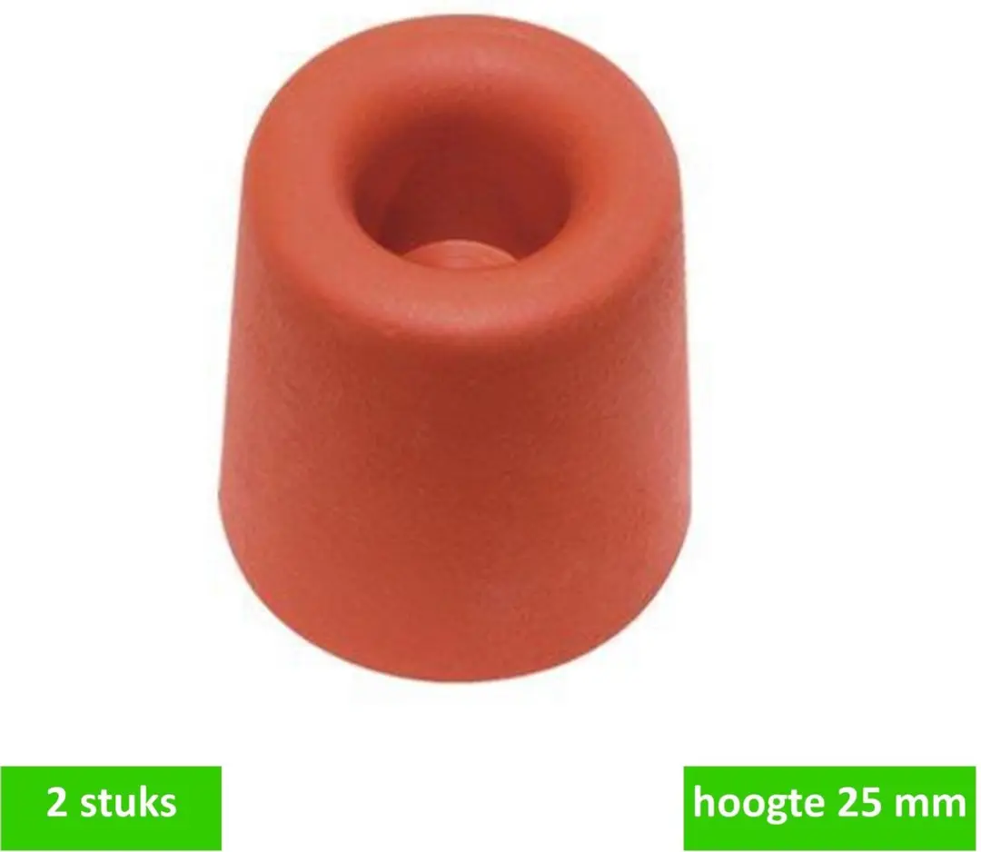 Deltafix Deurbuffer Rubber 25mm