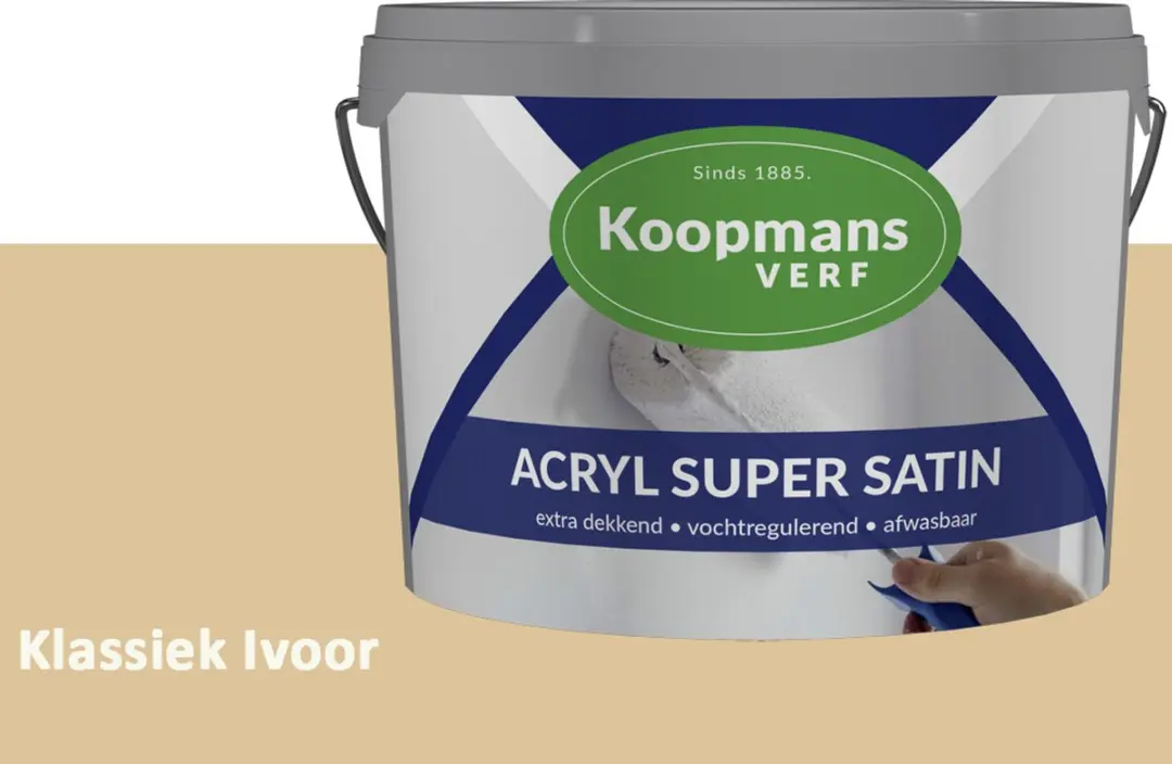 Koopmans Acryl Super Satin Zijdeglans Muurverf 2,5L