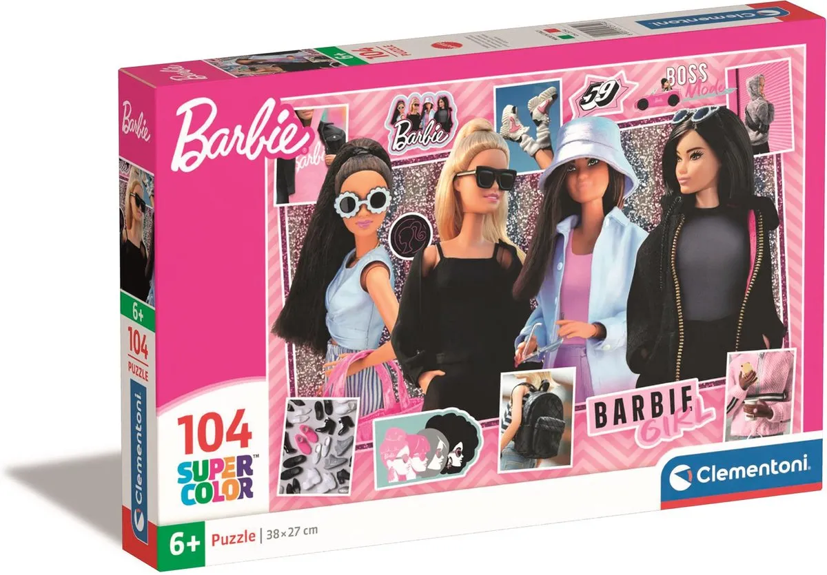 Clementoni Barbie Kinderpuzzel 104 Stuks - 6+ Jaar