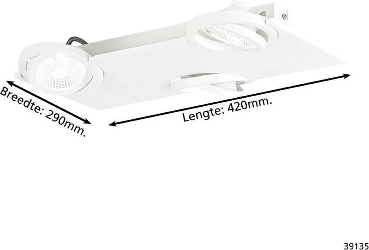 Eglo Brea Spot - 3 Lichtpunten Warm Wit