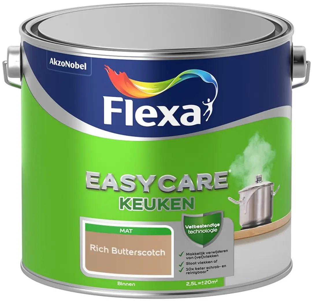 Flexa Easycare Keuken Rich Butterscotch Mengverf 2,5L