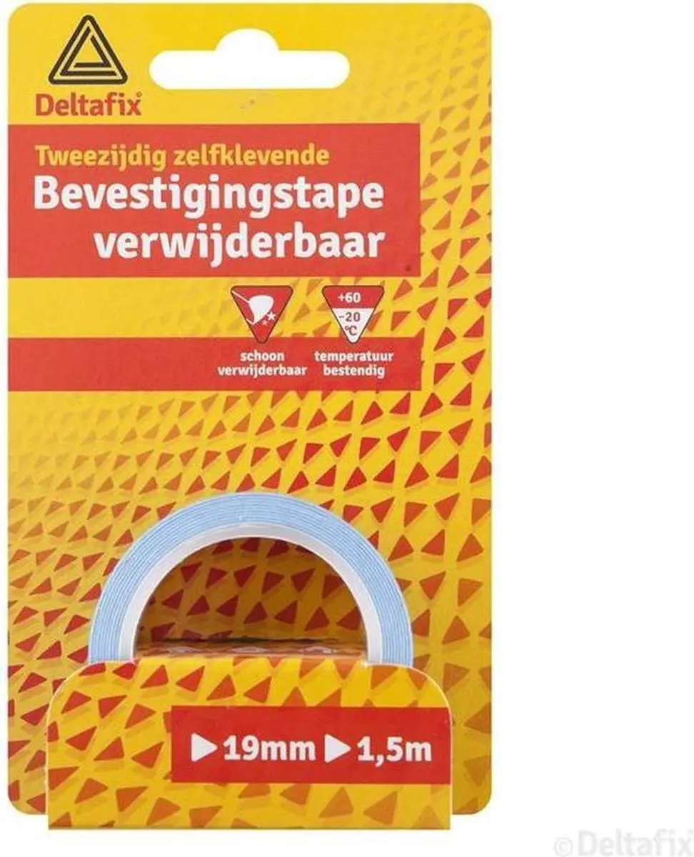 Deltafix Verwijderbare Tape Wit