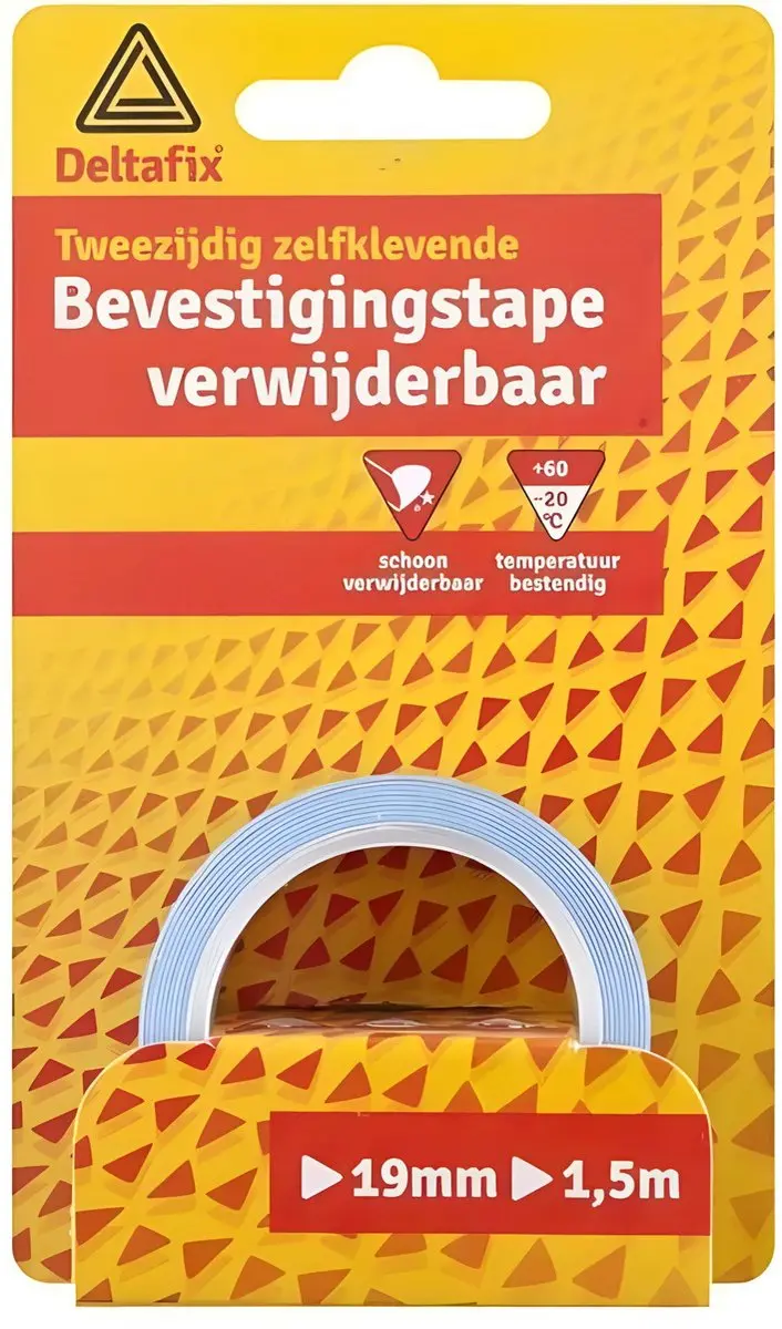 Deltafix Verwijderbare Tape Wit - 1 Stuk