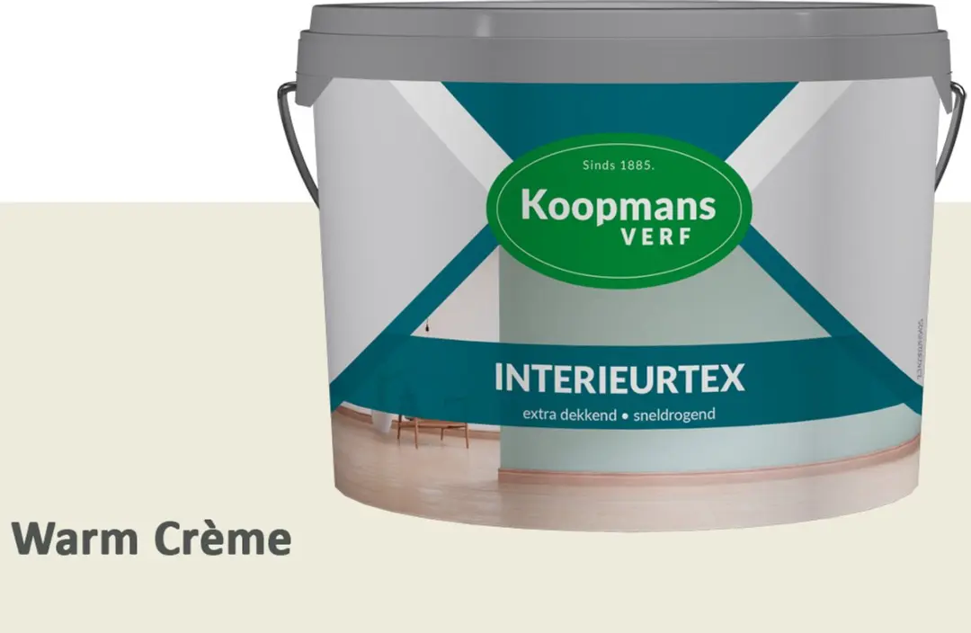 Koopmans Interieurtex Matte Muurverf Warm Crème 10L