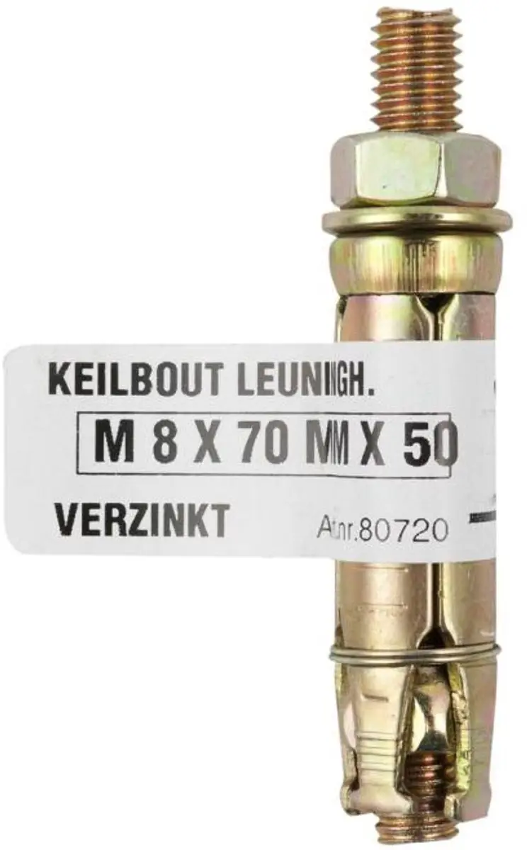 Deltafix Keilbout M8x70x50